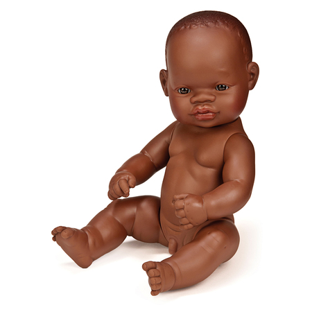 Miniland Educational Anatomically Correct Baby Dolls, 12.63 in, African Boy 5005531033